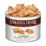 Virginia Diner Gourmet Natural Classic Peanut Brittle - XL Buttery Virginia Peanuts Non-GMO, Preservative Free Gifts from Virginia Since 1929-16 Oz