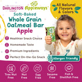 Appleways Apple Oatmeal Bars, 2.4 oz, 160 Count - Individually Wrapped, Whole Grain Soft Baked Oat Snack Bars, Healthy and Nut-Free Breakfast Bar