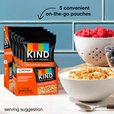 KIND Grab and Go Granola, Peanut Butter, Healthy Snacks, Gluten Free, Whole Grains and Oats, 7g Protein, 20 Count