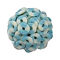 Smarty Stop Mini Sour Gummy Rings Candy GummiRoos (2.2 Pound (Pack of 1), Blue Raspberry)