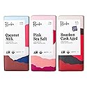 Raaka Chocolate Best Sellers Trio | Gourmet Dark Chocolate Gift | Organic, Vegan, Fair Trade, Soy Free, Non-GMO, Gluten Free, Kosher | 1.8oz Bars