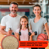 Organic Whole Grain Sorghum 2 lb - Gluten Free Ancient Grain | High Fiber, Plant-Based Protein | Better Than Rice & Quinoa | Stay Full Longer | Meal Prep, Grain Bowls, Healthy Cooking | Non-GMO, Vegan Bulk Grain
