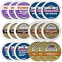 Premium Hot Chocolate K-Cup Variety Sampler Pack 18ct- Six Different Cocoa Flavors (3ea) from your Favorite Brands- Grove Square Milk & Dark, Laura