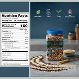 Golden Crown Wild Rice Blend - 8-in-1 Multigrain Blend w/Red, Black Barley, Bamboo, Wild Rice Mix & More - GMO-Free - Perfect for Bowls, Pilafs, Soups, Stir-Fries & Meal Prep, 32 oz (2 lb)
