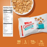 Malt-O-Meal Cinnamon Toasters Breakfast Cereal, Oven-Puffed Crispy Squares, Large Size for Family, 24 oz Resealable Bag