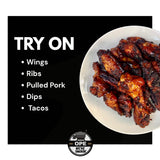 Honey Chipotle BBQ Rub (10.8 oz) - Sweet & Spicy BBQ Seasoning for Chicken, Ribs, Wings & Pork - No MSG, Gluten Free, All Natural - Smoky Grill
