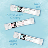 Pure Kick Arctic hydration Variety pack Singles to Go Powdered Drink Mix, Arctic Wave, Arctic Wave Cherry, Arctic Ice, 40 Count Packets