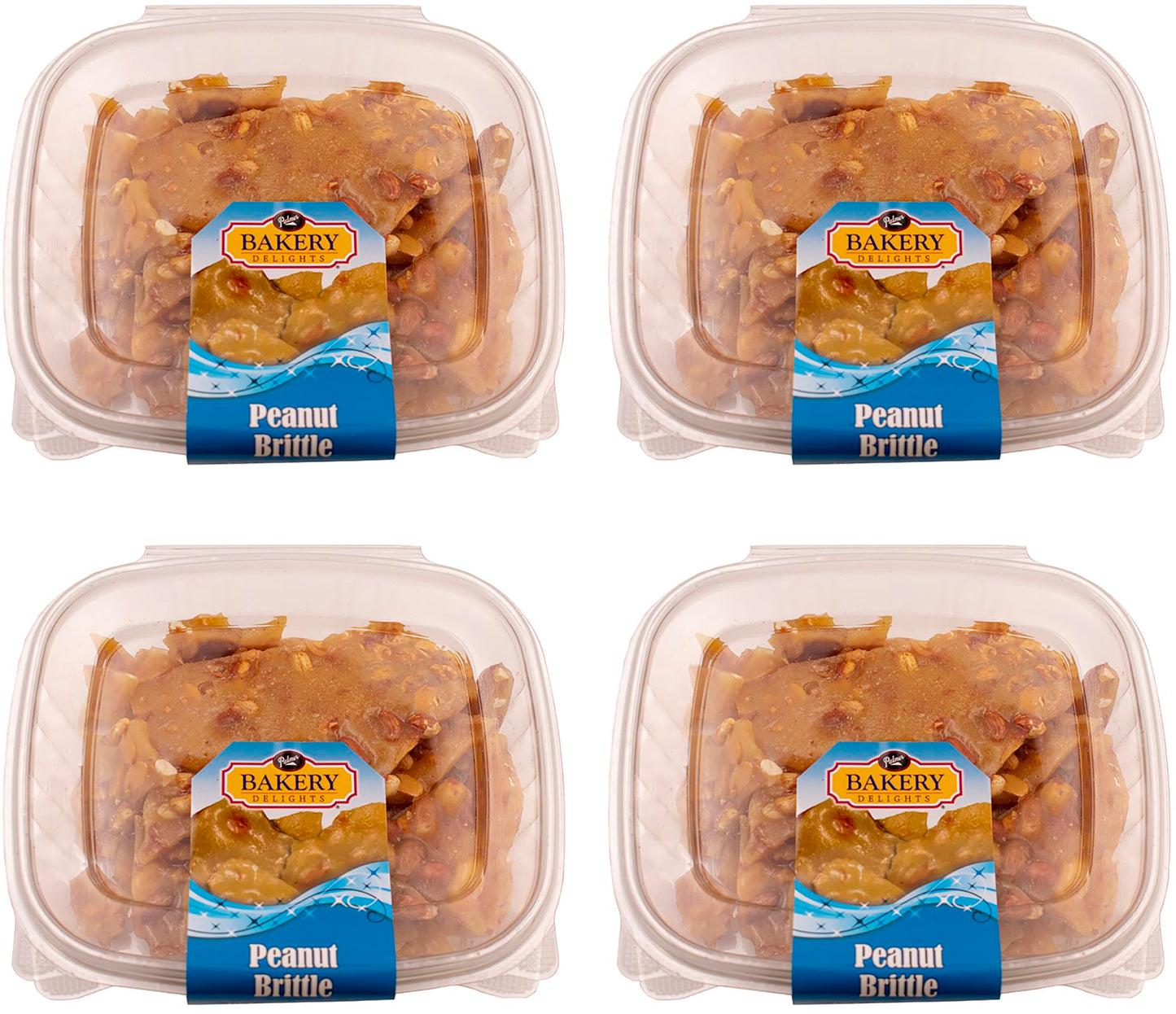 Handmade Peanut Brittle 2.25 lbs Triple Holiday Pack of 9 oz Boxes
