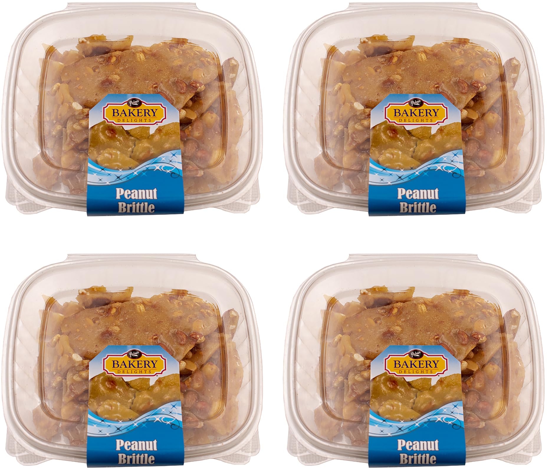 Handmade Peanut Brittle 2.25 lbs Triple Holiday Pack of 9 oz Boxes