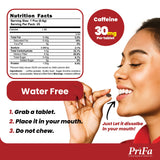 PriFa Espresso Coffee Tablets - Water-Free Coffee, Instant Coffee On-The-Go, Sugar-Free, Pocket-Friendly, Portable Caffeine Boost - 30mg Caffeine, 25