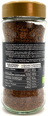 Morettino Intenso Sicilian Organic Instant Coffee, Arabica, Italian Roasted from Sicily, 3.53 oz (100g)