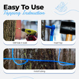 PLASTAIR 5/16” x 500’ Food Grade Hose Semi-Rigid Maple Syrup Tubing or Birch Sap Syrup Tree Tapping - 5/16 Maple Syrup Tubing Rated for use for 15