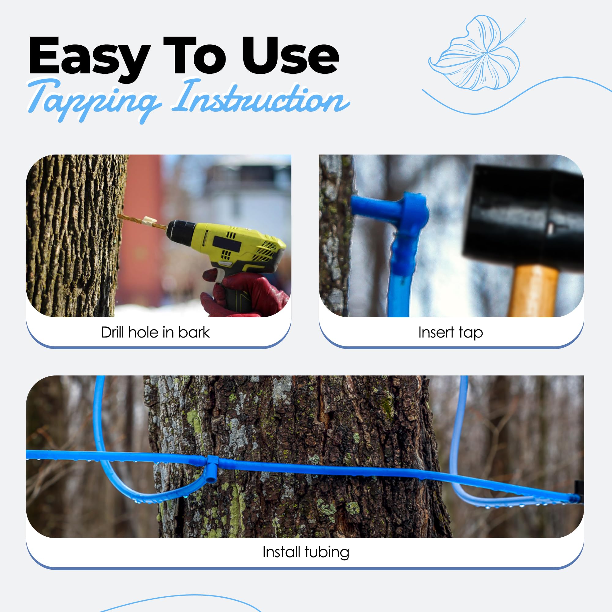 PLASTAIR 5/16” x 500’ Food Grade Hose Semi-Rigid Maple Syrup Tubing or Birch Sap Syrup Tree Tapping - 5/16 Maple Syrup Tubing Rated for use for 15