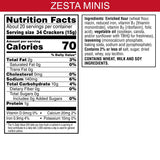 Zesta Minis Saltine Crackers, Soup Crackers, Lunch Snacks, Original, 11oz Box (1 Box)