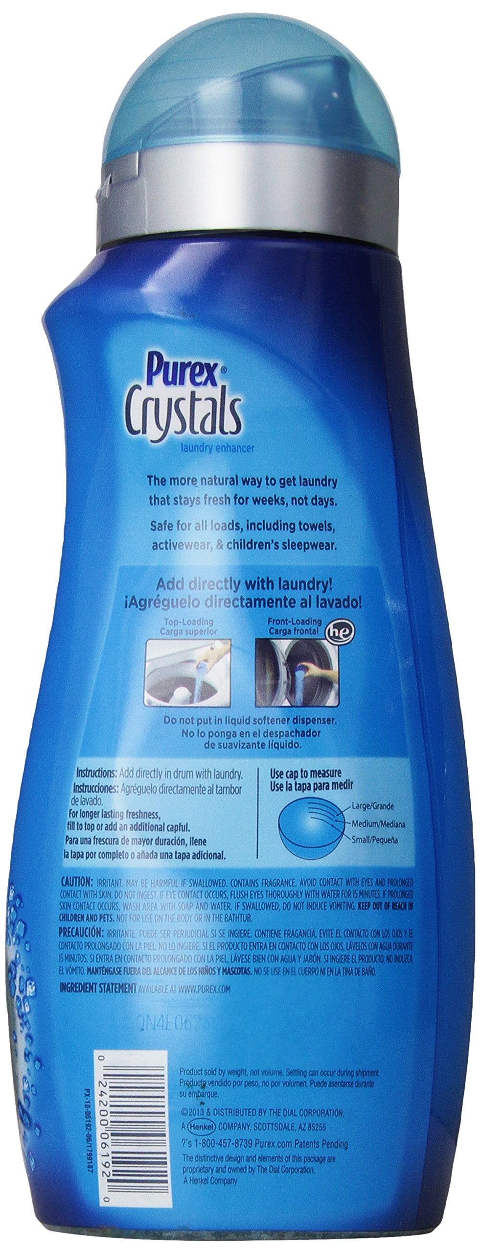 Purex Crystals In-Wash Fragrance Booster, Fresh Spring Waters, 24 Ounce