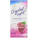 Crystal Light Sugar-Free Raspberry Ice On-The-Go Powdered Drink Mix 1 Box of 10 packets