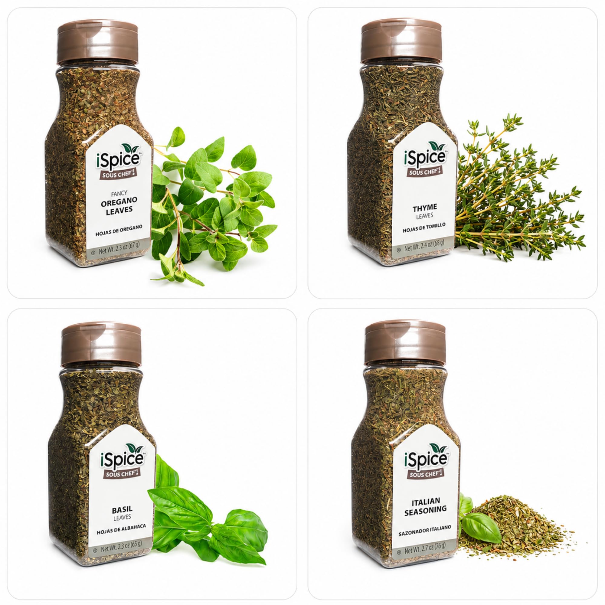 iSpice Spices and Seasonings Sets Starter Kitchen Set for Cooking - Spices Variety Pack Herb, & Seasoning |Gifts Home Basic Spice Set | 24 Pack