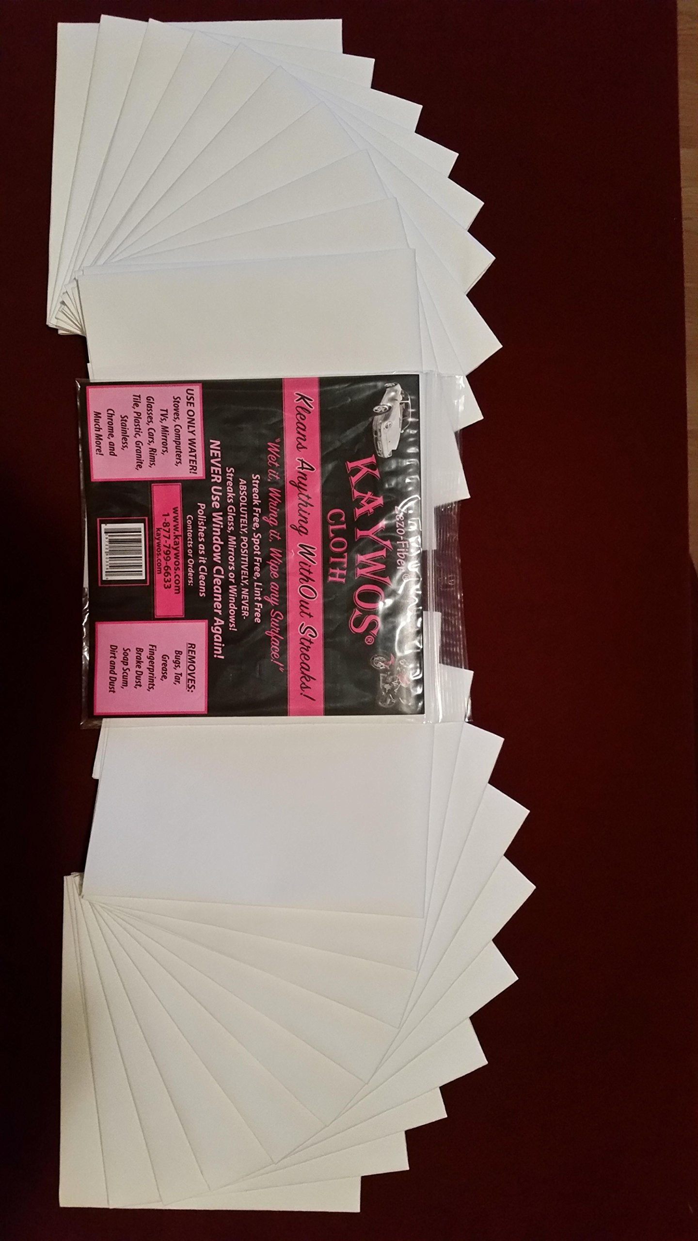 Kaywos Zezo-Fibre Streak Free Cleaning Cloths (15)