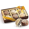Cookies Gift Baskets, Delicious Chocolate Dipped Cookies Gifts Box - Kosher Gifts for Mom Women Daughter Wife Grandmother, Mother’s Snack Food