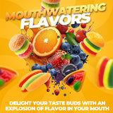 eFrutti Gummy Candy Variety Pack - Sweet & Sour Gummies with Burgers, Mini Burgers, Pizza and Hot Dog Tangy Fruity Gummies Bulk Candy for Home, Office