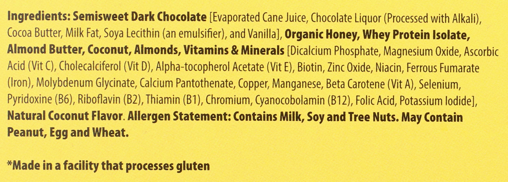 Honey Stinger, Bar Protein Chocolate Coconunt, 1.5 Ounce
