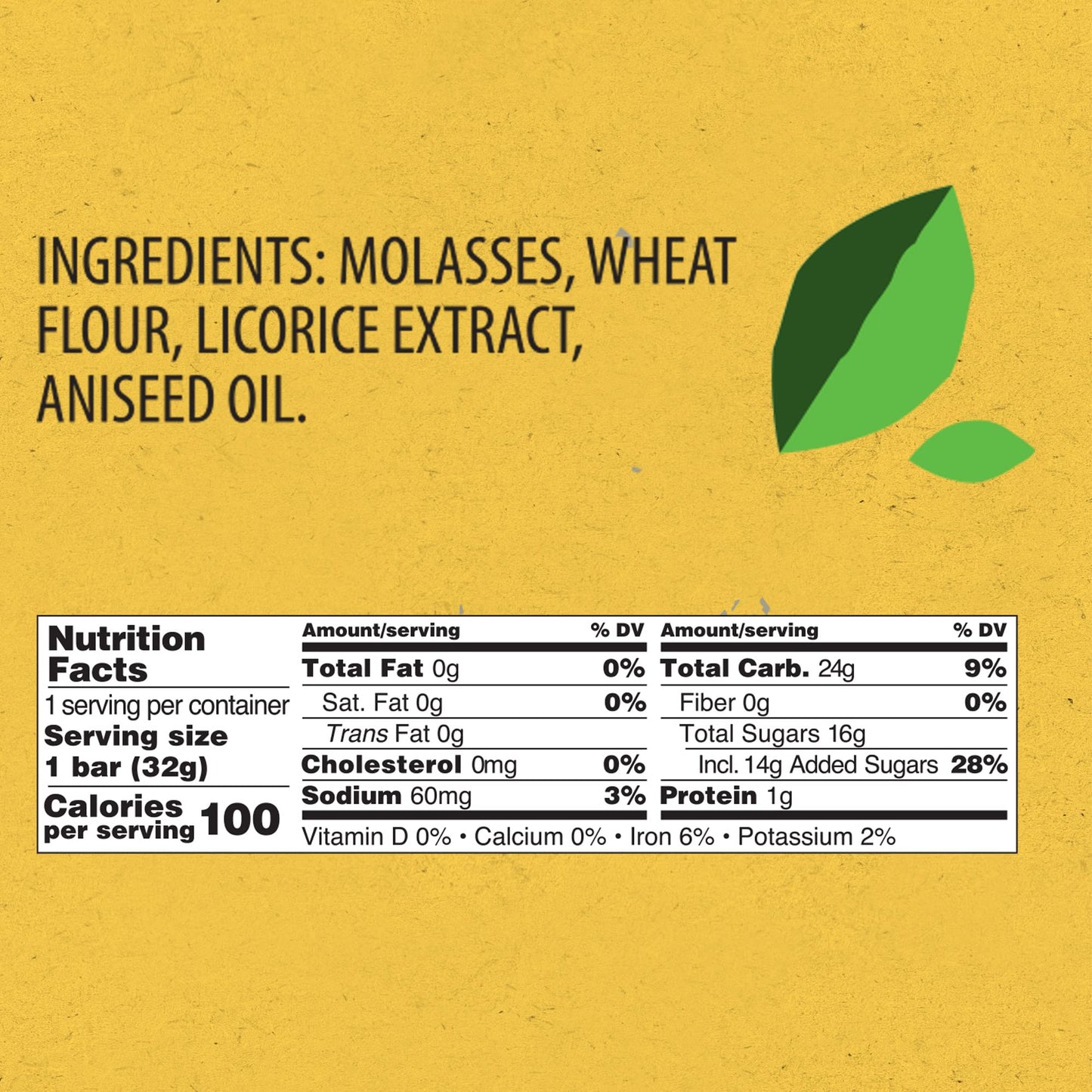 Panda ® | Natural Soft Original Licorice | Pure Panda Black Licorice Candy Made with Only Four Natural Ingredients | Non-GMO Project verified | Vegan