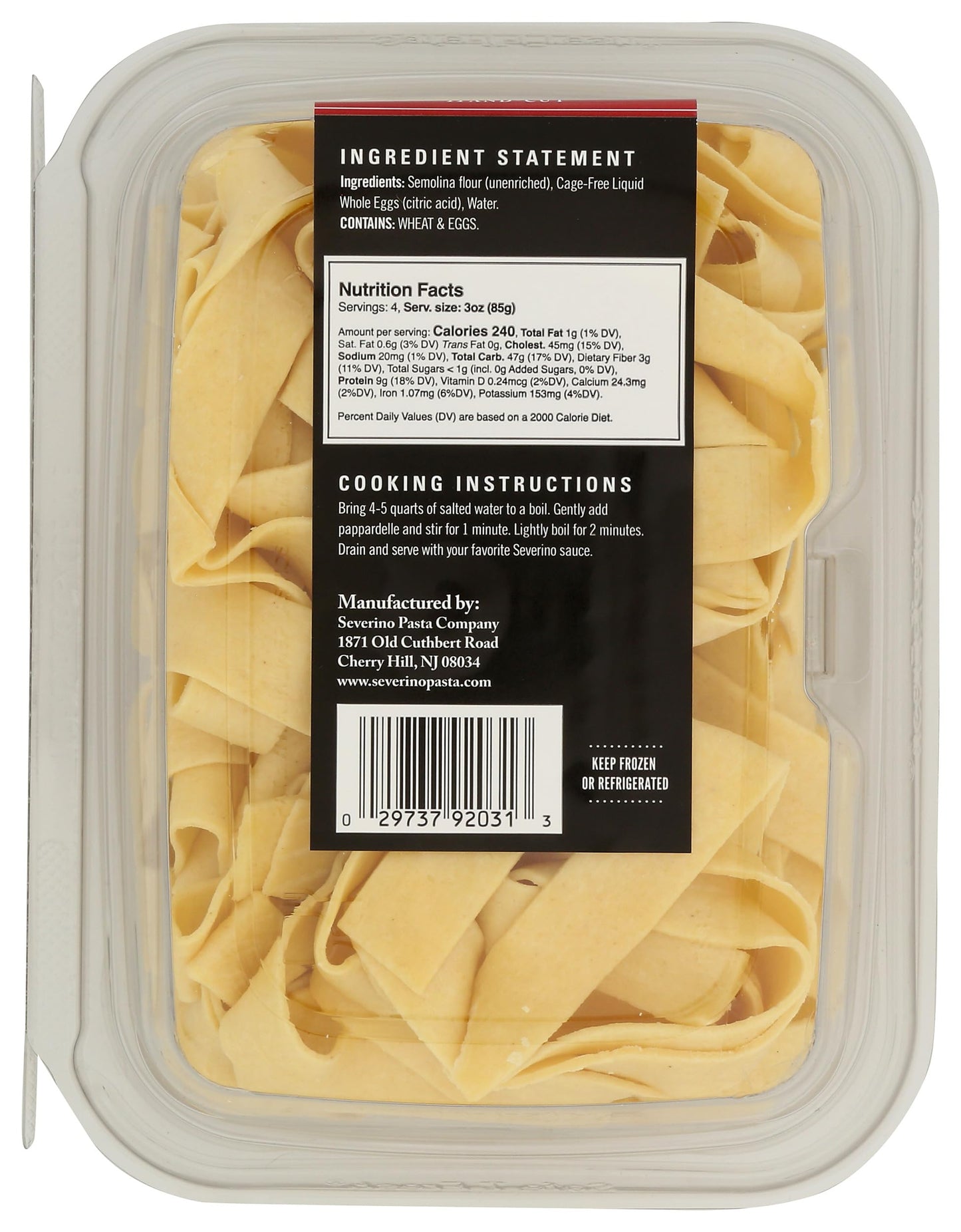 SEVERINO Pappardelle, 12 OZ