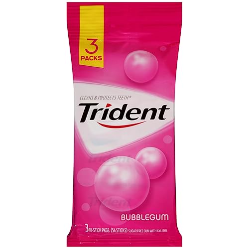 Trident Bubblegum, 3 ct