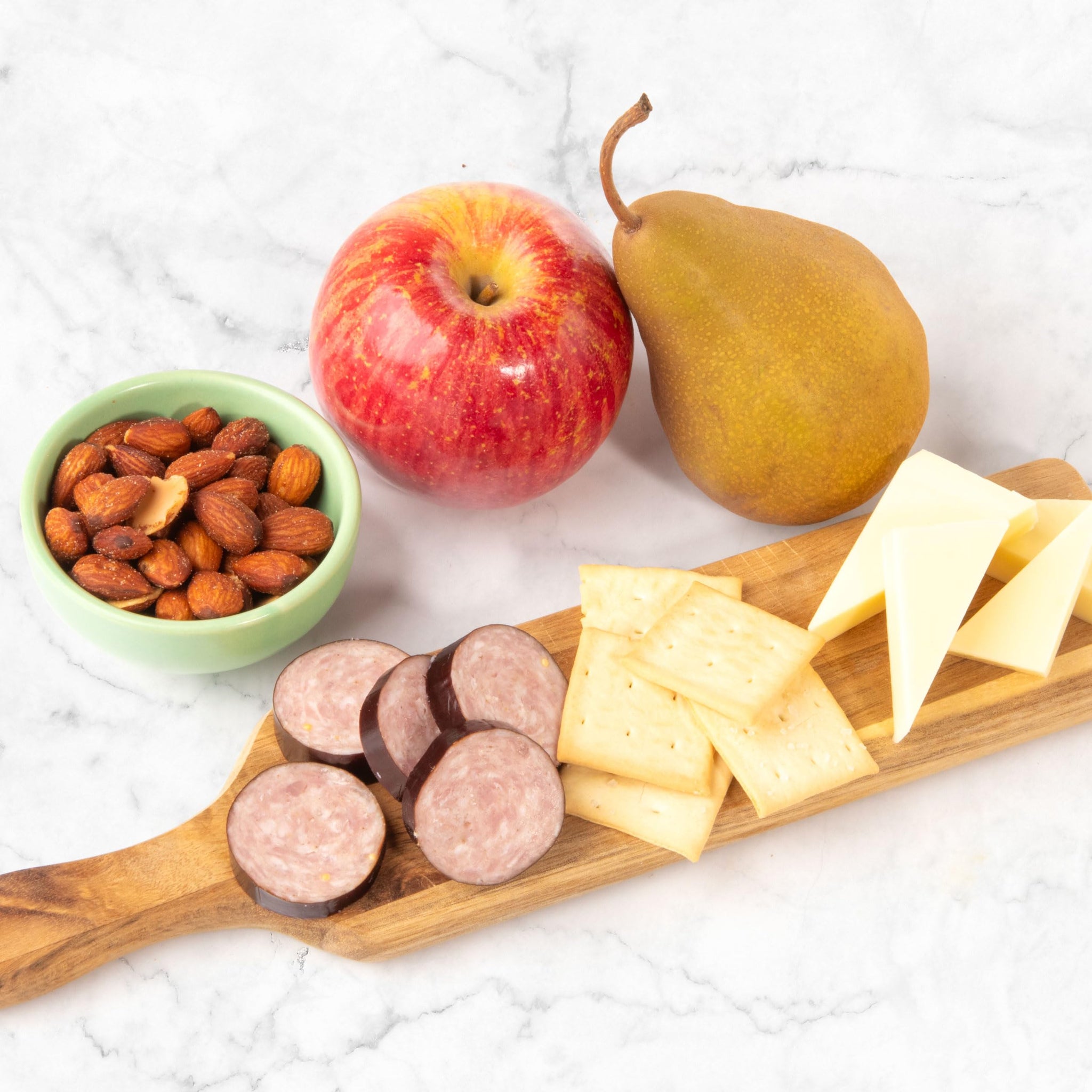 Fruit, Cheese & Meat Classic Gift Basket by Fruitfully For Father's Day, Birthday, Thank You, Sympathy