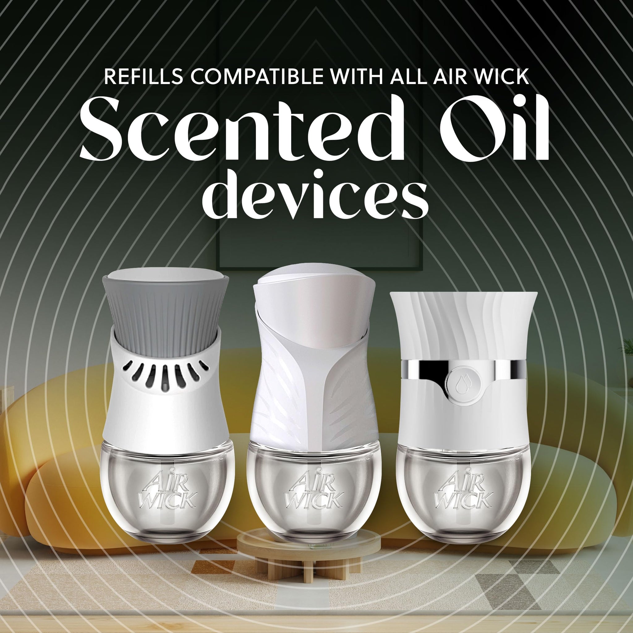 Air Wick Plug In Scented Oil Refills, Sweetgrass + Sandalwood, Air Fresheners for Home Long Lasting, Room Fresheners,Air Freshener Plug In, Essential