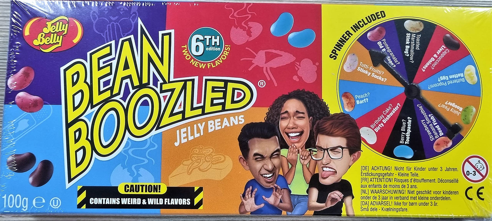 Jelly Belly Bean Boozled Spinner Gift Box Game, Net Wt 3.5oz