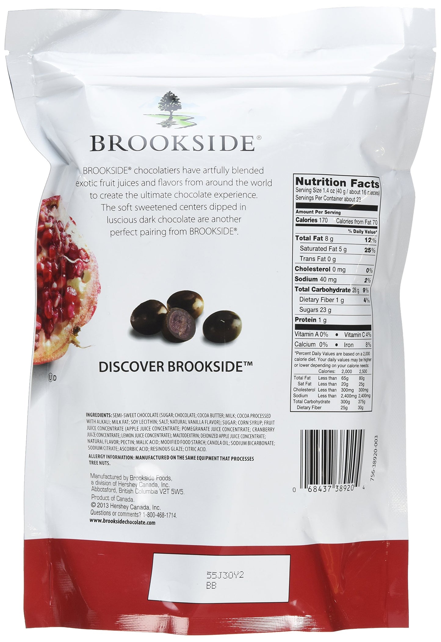Brookside Dark Chocolate Pomegranate - 2 Pound (2 Pack)