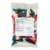Red, White & Blue Candy Airplane Gummies, 1 Pound Bulk Bag, Patriotic Candy, The Hampton Candy Company