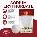 Spicy World Pure Sodium Erythorbate 1.5 Pound Large - Top Food Grade - Great for Sausage Making and Meat Curing