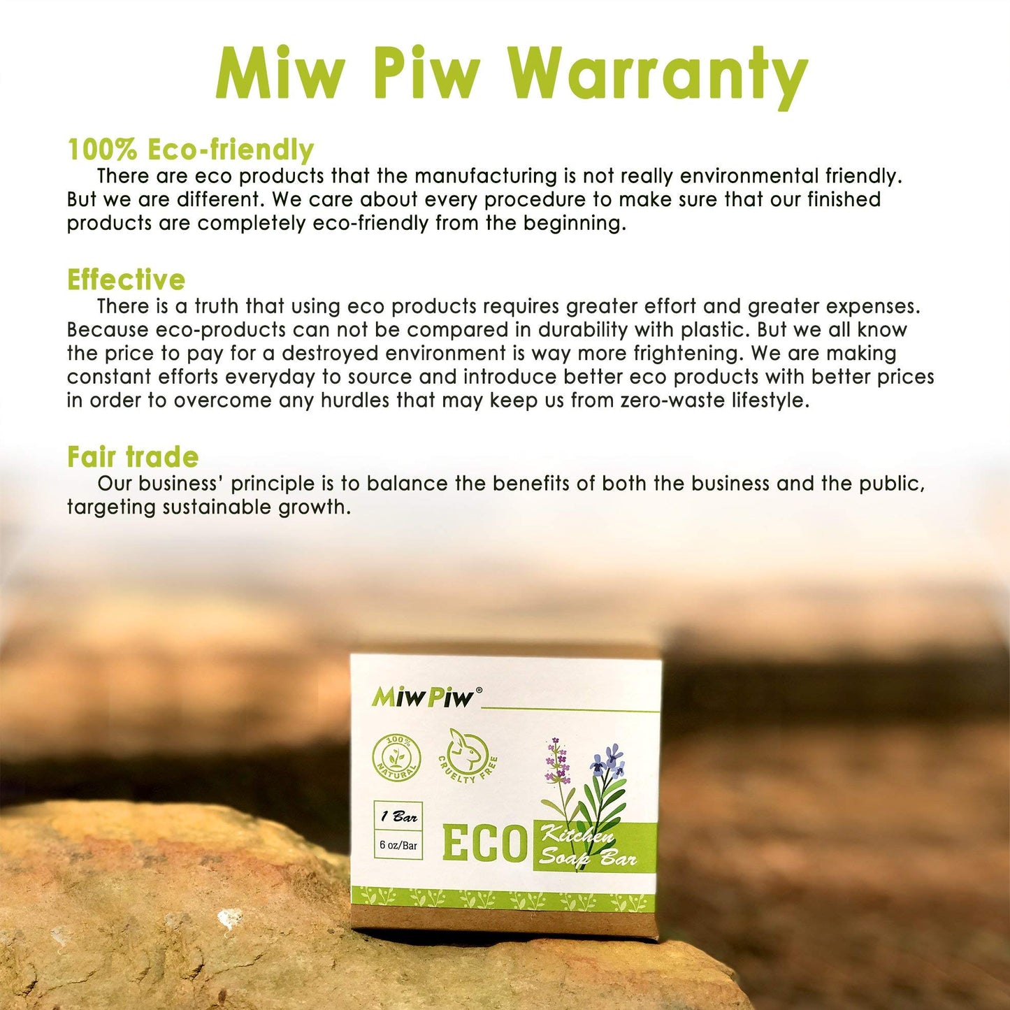 Miw Piw Vegan Dish Soap Bar Pack 2- Large 5 Ounce - Lather Clean Safe Ingredients- Plastic Free Palm Oil Free - Zero Waste Eco Friendly Kitchen