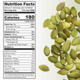 Harvested For You Sea Salted Sprouted Pumpkin Seeds, 22oz Bag, Non GMO, Paleo, Gluten Free, Vegan, Organic, Plant Based, Keto