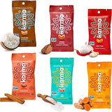 Karma Nuts Flavored Cashews Variety Pack (1.5 oz, Pack of 6) - Whole Roasted Cashews, Healthy Snacks for Adults - Gluten Free Vegan Snacks, Vegan, Non