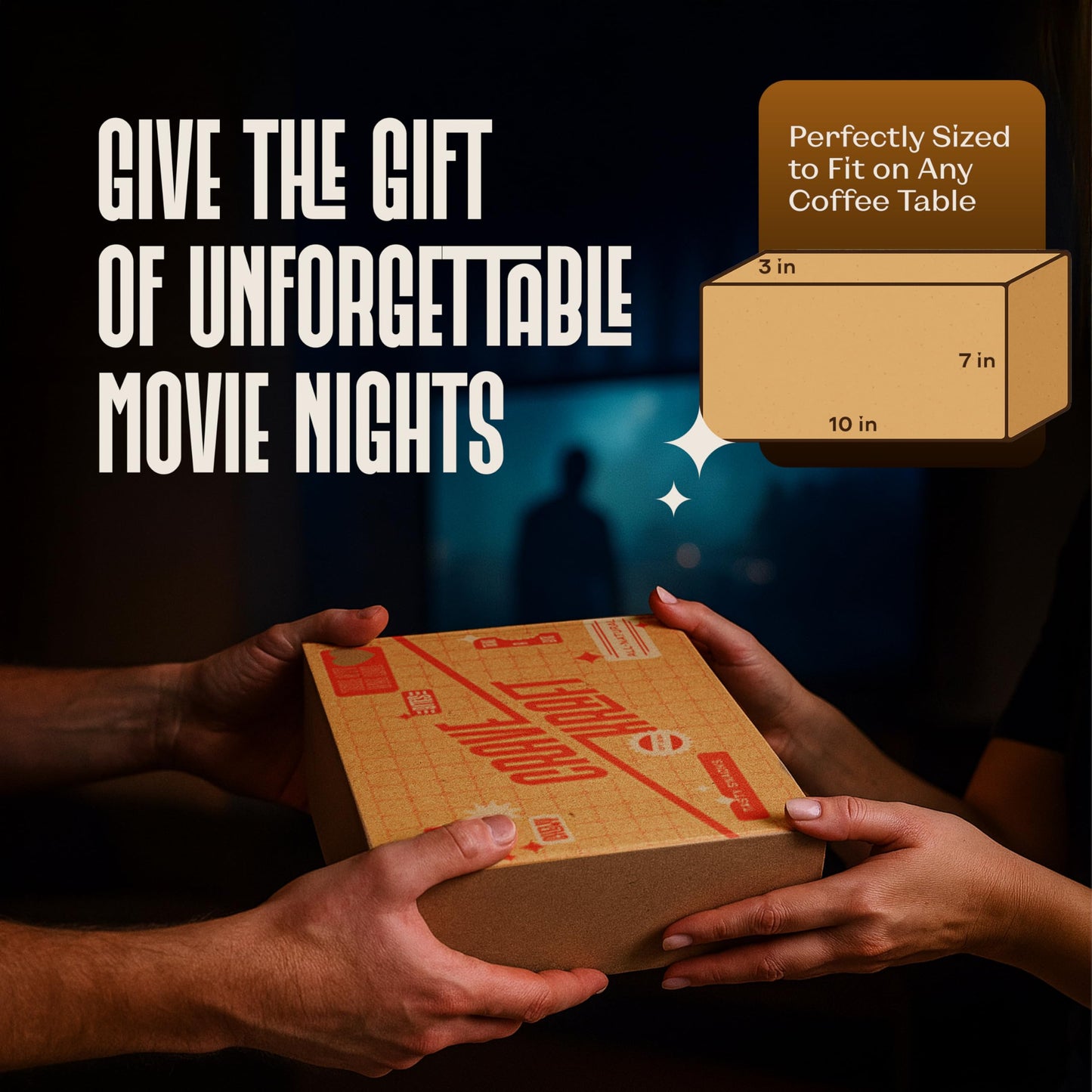 Movie Night Supplies: Candy Variety Pack - Movie Gift Basket Includes Theatre Candy Assortment, Snack Trays, Popcorn Buckets - Date Night Kit