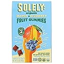 SOLELY - Organic Mango & Blueberry Whole Fruit Gummies (5 Bags per Box, 8 boxes) - Real Fresh Fruit - Healthy Snacks for Adults & Kids - Non-GMO