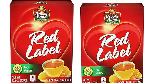 Brooke Bond, Red Label Loose Leaf Black Tea, 450g(gm) - 4 pack