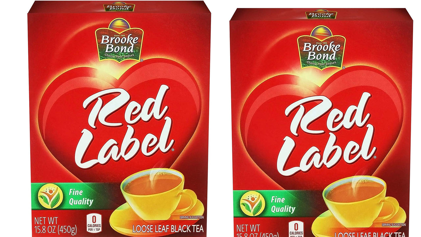Brooke Bond, Red Label Loose Leaf Black Tea, 450g(gm) - 4 pack