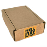 Hell Fire Detroit Hot Box #4 Gift Box (Superhot), Limited Edition, Crafted with Fresh, Fire-Roasted Bhut Jolokia, Trinidad Scorpion and Carolina