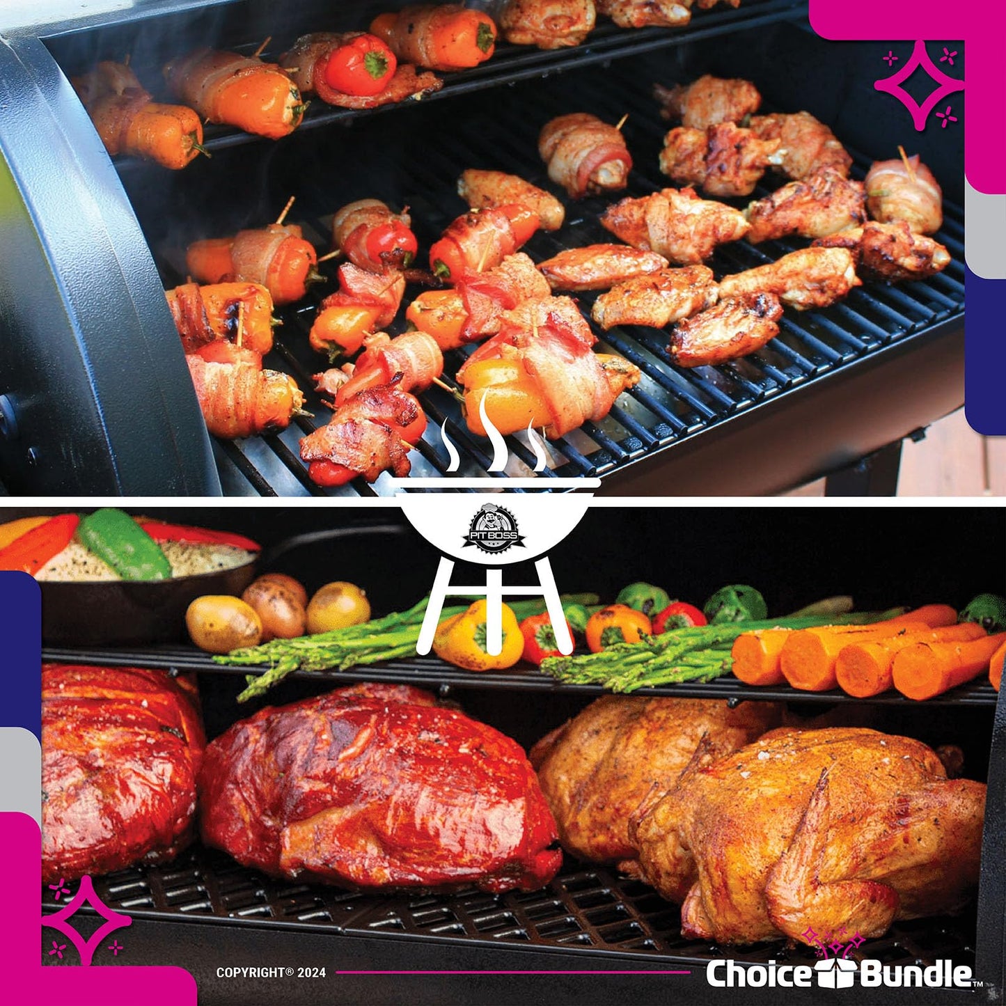 Pit Boss Hatch Chili Verde Premium Barbecue Mixed Seasoning Spice & 3 pk Choice Bundle (15 oz) + Guide & Keychain Bottle Opener (5 Items)!