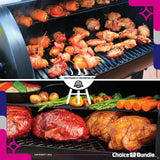 Pit Boss Hatch Chili Verde Premium Barbecue Mixed Seasoning Spice & 3 pk Choice Bundle (15 oz) + Guide & Keychain Bottle Opener (5 Items)!