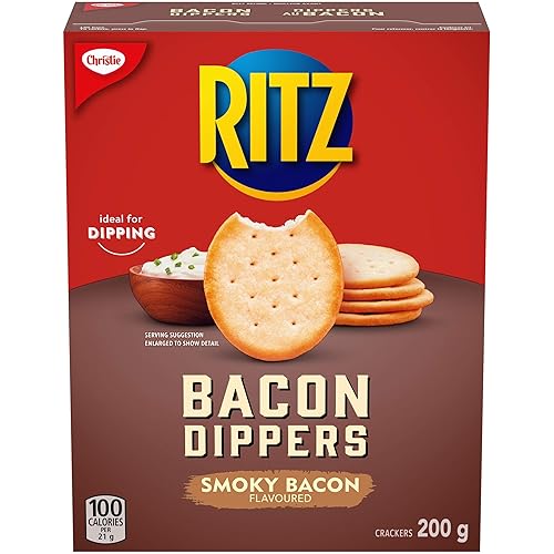 Bacon Dippers Crackers, 200g/7.1 oz {Imported from Canada} - PACK 10