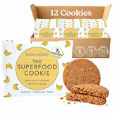 Love + Chew Superfood Soft Baked Vegan Cookies, Gluten Free, 7g Plant Based Protein Cookie, Healthy Snacks for Adults and Kids, Refined Sugar Free