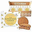 Love + Chew Superfood Soft Baked Vegan Cookies, Gluten Free, 7g Plant Based Protein Cookie, Healthy Snacks for Adults and Kids, Refined Sugar Free