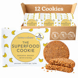 Love + Chew Superfood Soft Baked Vegan Cookies, Gluten Free, 7g Plant Based Protein Cookie, Healthy Snacks for Adults and Kids, Refined Sugar Free