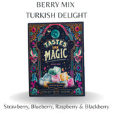 Turkish Delight, Berry Mix, Vegan, Gluten Free, Non-GMO, 10.6 oz Strawberry, Raspberry, Blackberry, Blueberry Turkish Delight