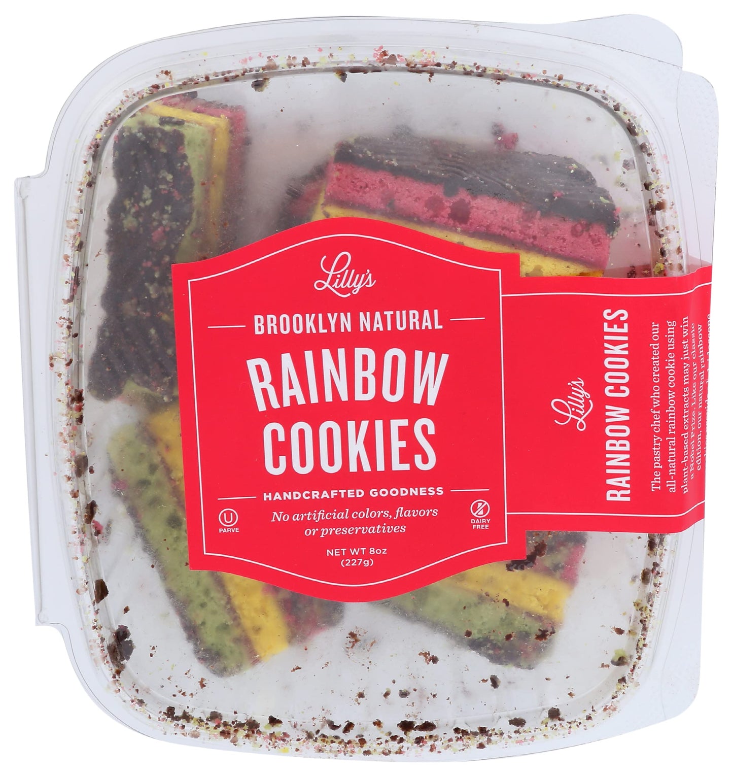LILLYS HOMESTYLE BAKE SHOP Rainbow Cookie, 8 OZ